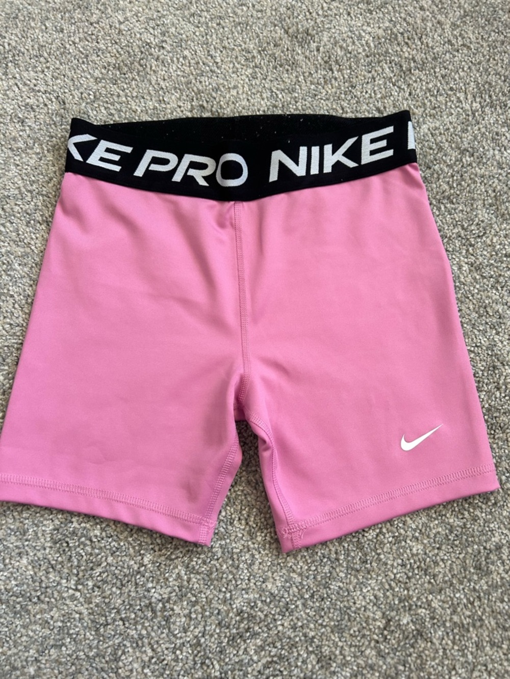Nike Pro Dri-Fit Girls Pink Performance Shorts